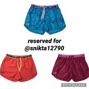 UA Play Up Shorts Bundle (3-pair)